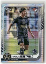 2025 Topps Chrome MLS Soccer Prism Francis Westfield Rookie Philadelphia Union