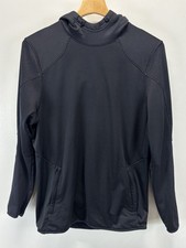 Under Armour Hoodie Mens Small Black Coldgear Reactor Pullover Zipped Pockets