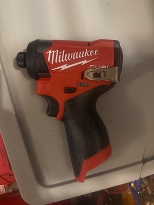 Milwaukee M12 Fuel 1/4in Hex Impact Driver - Red (3453-20)