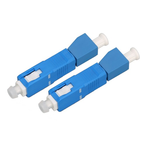 2x Fiber Adapter SC Male To LC Female Low Loss High Accuracy Widely Used SM NEW - Afbeelding 4 van 12