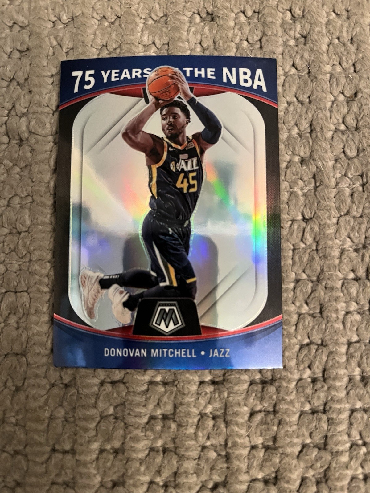 2021-22 Panini Mosaic - 75 Years of the Nba Donovan Mitchell #79