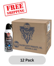 Falcon Dust-Off Compressed Computer Gas Duster 10 oz 12 Pack