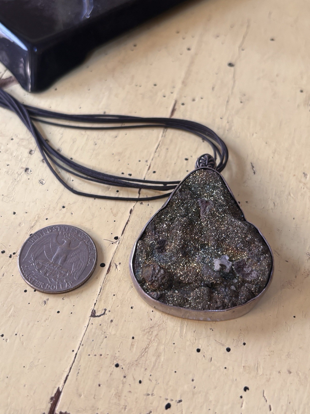 Signed Artisan Michael DeCorte Druzy, Sterling Si… - image 5