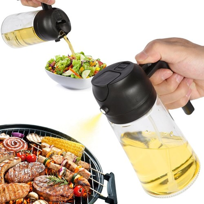 #ad #ad Oil Sprayer for Cooking 2 in 1 Olive Oil Dispenser Bottle for Kitchen 16Oz 470 $7.99