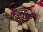 ADORABLE Poochie & Co. Puppy Dog Pink Glitter Purse — photo 3