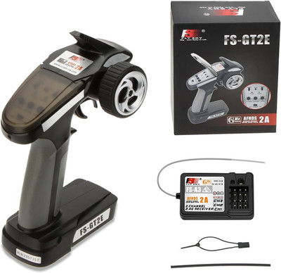 Flysky FS-GT2E AFHDS 2A 2.4Ghz 2CH Radio System Transmitter for RC Car Boat with