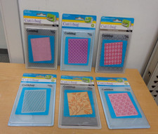 Lot of 6 Provo Craft Cuttlebug Cutting Die Embossing Leafy Branch stars dots