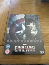 Captain America: Civil War [3D] [SteelBook] (Blu-ray 3D/Blu-ray, 2016)