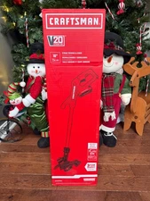 New Craftsman V20 Cordless 10" String Trimmer and Edger Kit + Battery + Charger