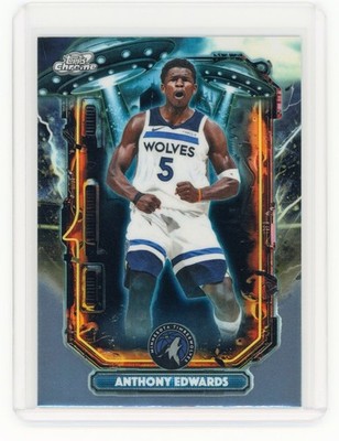 2025 TOPPS COSMIC CHROME EXTRATERRESTRIAL TALENT #ET-2 ANTHONY EDWARDS