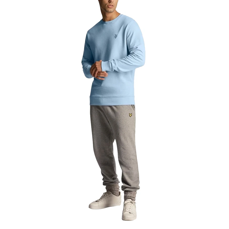Lyle & Scott ML2255TON Tonal Eagle Mens Crew Neck Knitted Jumper Sweatshirt Top - Image 2 of 4