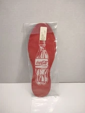 6 Coca-Cola Classic 12" 1994 FOOTPRINT BOTTLE Advertising Stickers For Store NOS