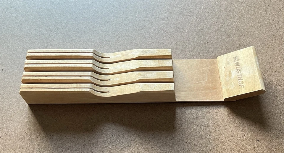 Wusthof In-Drawer Wooden Knife Block with 7 Slots - Image 4 of 4