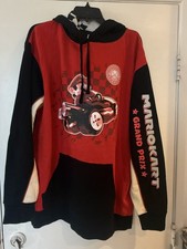 Universal Studios Super Nintendo World Mario Kart Hoodie NWT