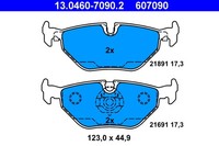 Bremsbelagsatz FÜR BMW 5 Touring (E39), BMW 5 (E39) - ATE 13.0460-7090.2
