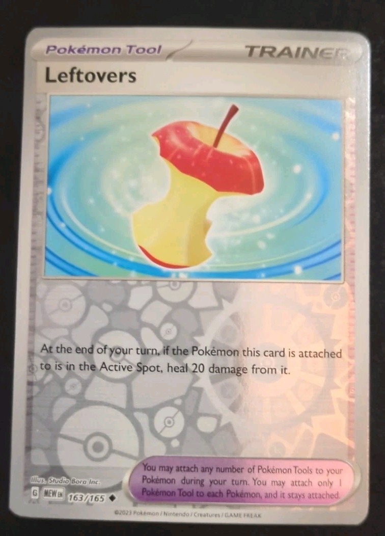 Leftovers Reverse Holo NM 163/165 Scarlet & Violet 151 Pokemon Card