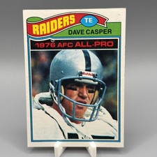 Dave Casper Rookie Card - All-Pro Dave Casper #380 (RC) - Raiders. rookie card picture