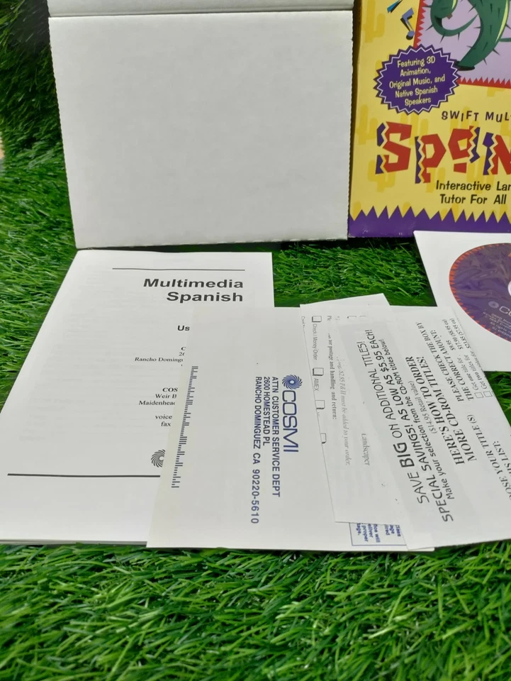 Swift Multimedia Spanish (Win 3.1/95 CD-Rom, Big Box, 1996)  - Image 3 of 4