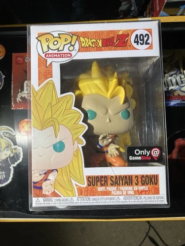 Funko Pop Dragon Ball Z - Super Saiyan 3 Goku (GameStop Exclusive) #492
