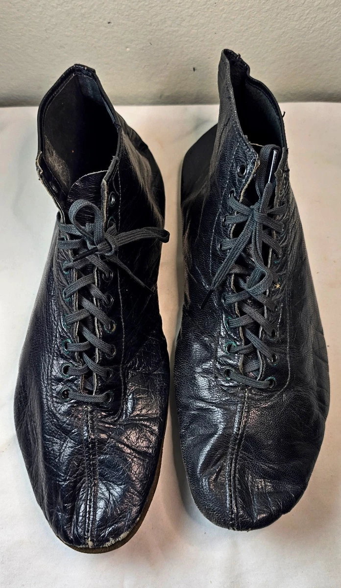 Vintage Leather Lace Up Boots In Men display picture 2