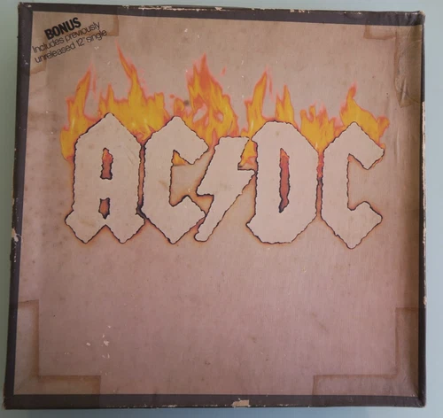 AC/DC Vol. 1 1981 7 LP Vinyl Record Box Set rare BOX ONLY Angus Bon Scott
