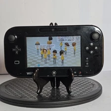 Nintendo Wii U Gamepad Black Console Pad Controller Only WITH Stylus WUP-010