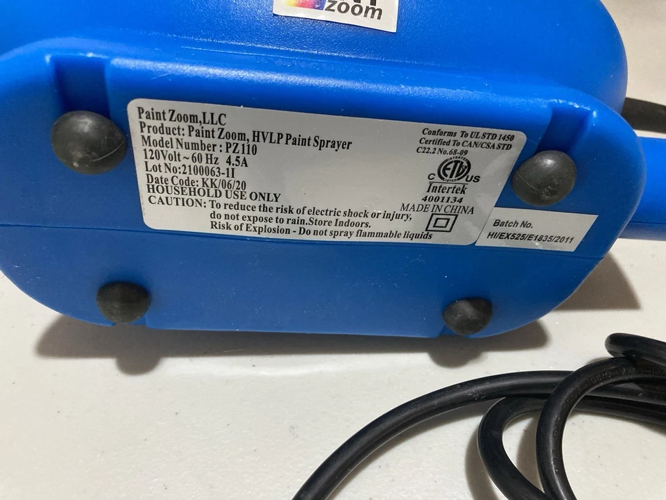 Pulverizador Paint Zoom PZ110 repuesto base motor solamente Foto 3 de 4