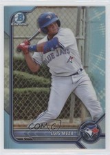 2022 Bowman Draft Chrome Sky Blue Refractor Luis Meza #BDC-89 7m3