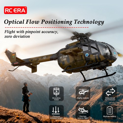 #ad RC ERA C180 Helicopter 1 25 6CH Brushless BO 105 Aircraft One Key Inverted Plane $167.33