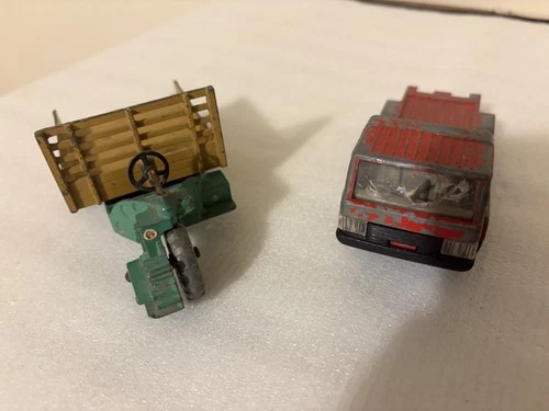 DUAL Vintage Dinky Toys Motocart and Dinky Convoy Truck