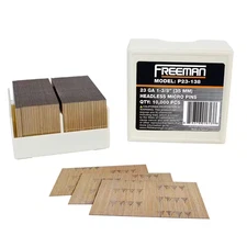 New Pin Nail 23 Gauge Headless 1 3/8" Finish Collated Fasteners 10000 per Box