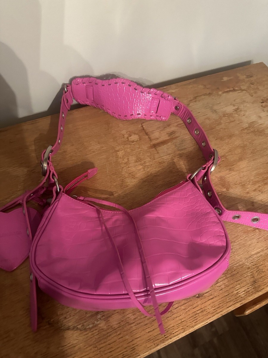 ショルダーバッグ・ポシェット Balenciaga Fluo pink nappa leather Le Cagole S shoulder bag Balenciaga Le Cagole S Leather Shoulder Bag | Pink | FARFETCH
