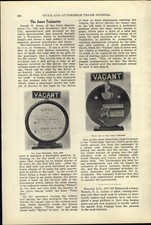 1908 PAPER AD CAR ARTÍCULO AUTOMÁTICO Jones Taximeter Taxi Cab