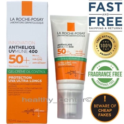 LA ROCHE-POSAY La Roche Posay ANTHELIOS UVMUNE 400 Oil Control Dry Touch Gel-Cream SPF50+ 50ml