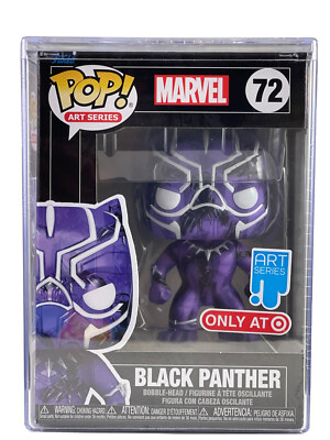 Funko 2022 Pop! Art Series #72 Black Panther Marvel Studios Black Panther  889698682510|