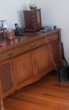Magnavox console stereo cabinet Mid-Century Console Stereo Record Player Cabinet — listing 6