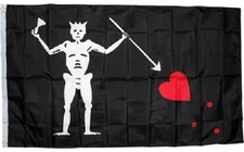 3x5 Black Beard Blackbeard Pirate Edward Rough Tex Knitted nylon Flag 3'x5' 100D