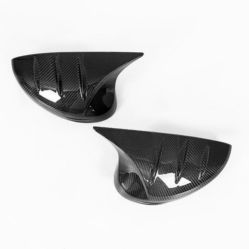 M HORN STYLE REAL CARBON FIBER SIDE MIRROR COVER CAPS FOR 2022-2025 HONDA CIVIC - Picture 4 of 11