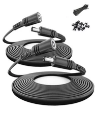 30ft 12V DC Extension Cable 2PackPower Supply Extension Cord 2.1mm x 5.5mm 55...