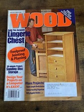 Vintage March 2009 Issue 189 DIY WOOD Magazine Woodworking Home Improvement