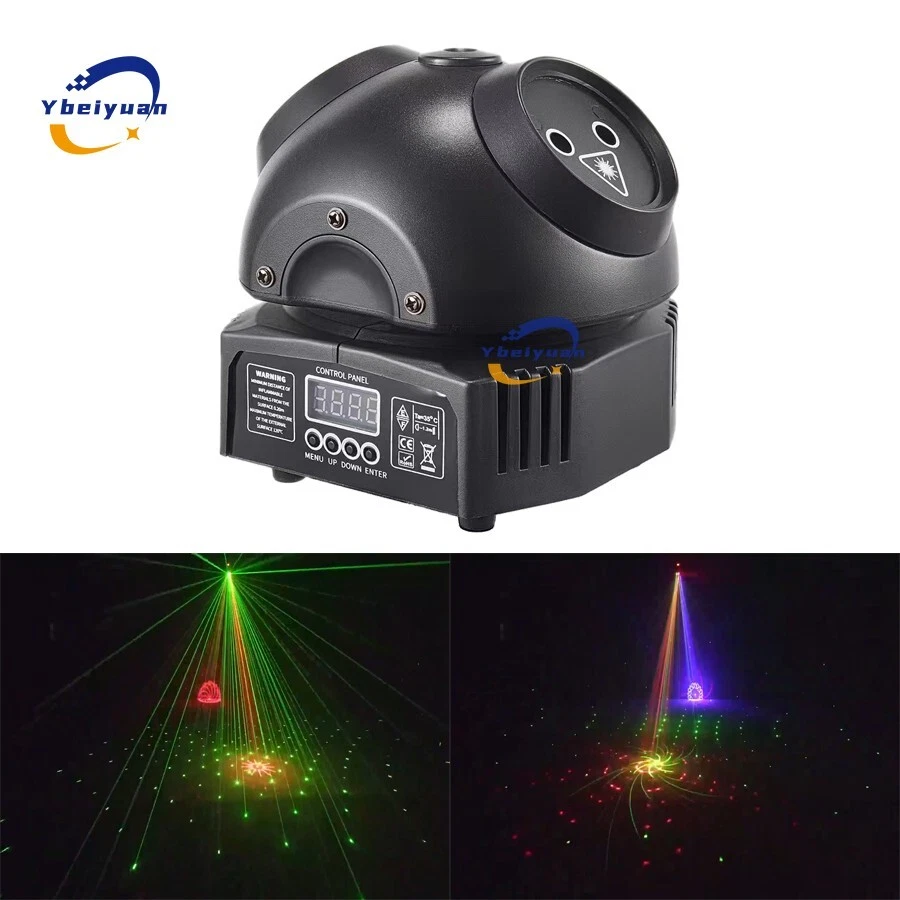 RGB full color pattern scanning projector disco light DJ stage lighting effect - Image 2 of 4