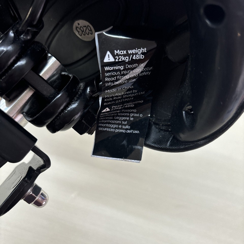 Shotgun Kids Bicycle Seat Attachment No Hardware Included eBay