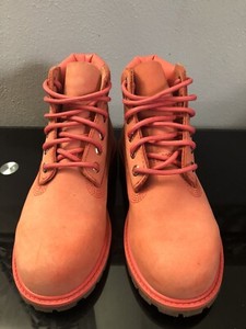 coral timberland boots