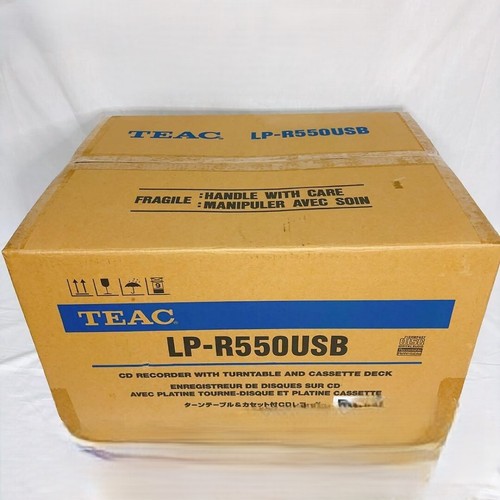 TEAC LP-R550USB-B CD Recorder Turntable Cassette Player Black New - Picture 5 of 6