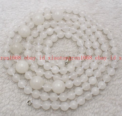 Long Natural Fashion 8mm&14mm Multicolor Gemstone Round Beads Necklace 54in - 第 94/129 張圖片