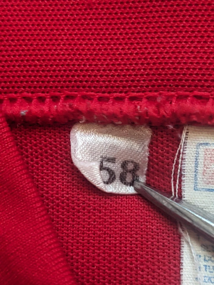 VTG AUTHENTIC SAN FRANCISCO SPIDERS GAME WORN CCM HOCKEY JERSEY XXL FIGHT STRAP - Image 4 of 4