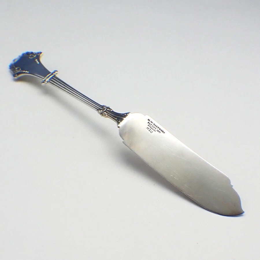 Нож для масла Louis XIV Master Gorham чистое серебро 1870 г. без моно - Изображение 2 из 4