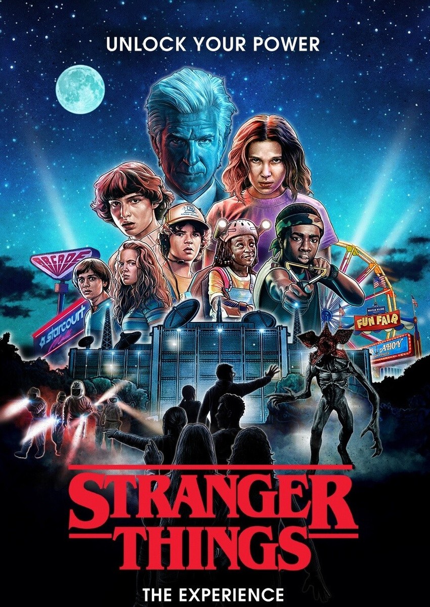 STRANGER THINGS ポスター STRANGER THINGS THE EXPERIENCE MOVIE POSTER #1 FREE SHIPPING | eBay