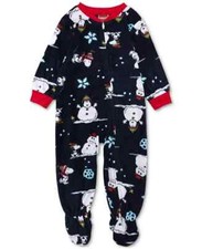 Briefly Stated Matching Baby Peanuts Footed Pajamas, Various Size MP1