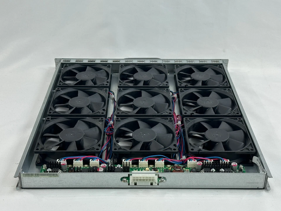 HPE H3C A7506 Fan Tray Assembly S7506E 7506 9x 92MM 68CFM 12V DC 0.6A Fans - Image 3 of 4